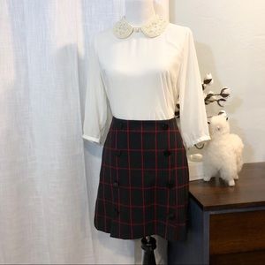 Plaid LOFT Retro Skirt